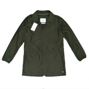 Herschel Voyage Long Coach Jacket Wind Resistant‎ Water Repellent Coating Size M
